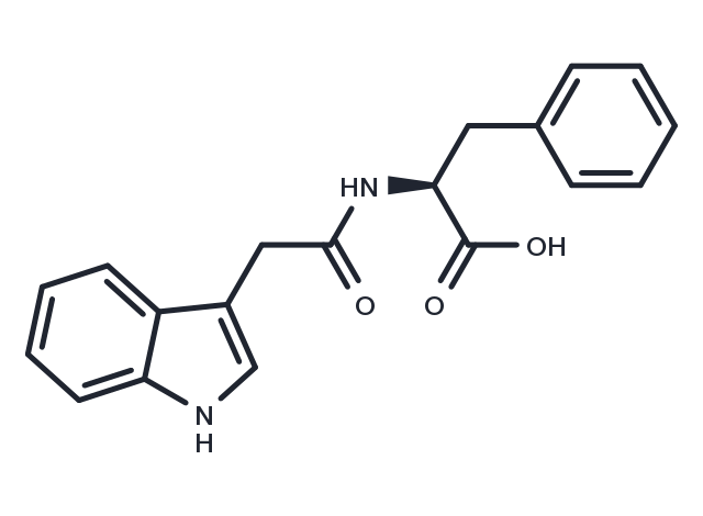 Indoleacetyl phenylalanine Chemical Structure