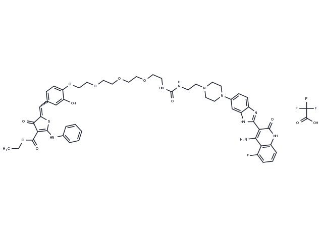 TargetMol Chemical Structure Dovitinib-RIBOTAC TFA