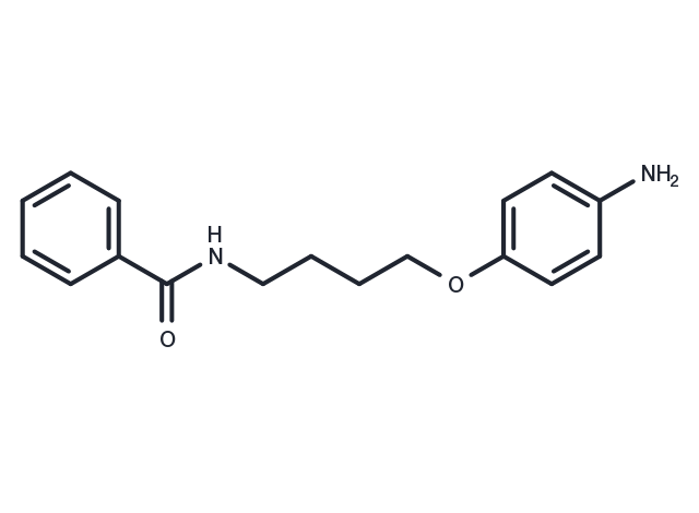 Benzamide, N-(4-(p-aminophenoxy)butyl)- Chemical Structure