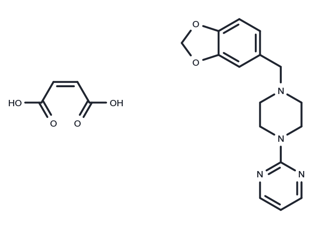 Piribedil Maleate Chemical Structure