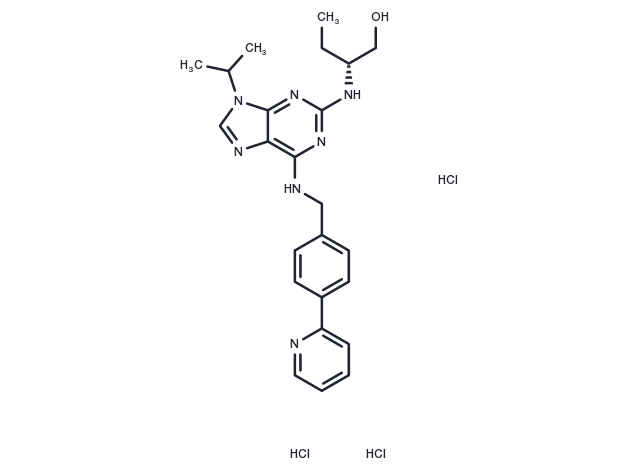 TargetMol Chemical Structure (R)-CR8 trihydrochloride