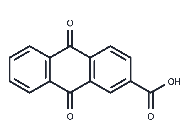 TargetMol Chemical Structure ANTHRAQUINONE-2-CARBOXYLIC ACID