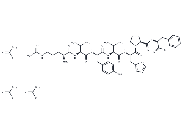 [Val4] Angiotensin III Chemical Structure