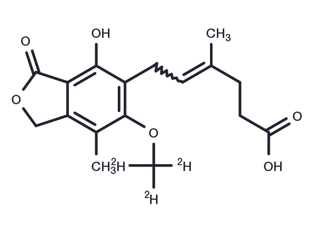 TargetMol Chemical Structure Mycophenolic acid-d3