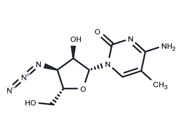 TargetMol Chemical Structure 3'-Azido-3'-deoxy-5-methylcytidine