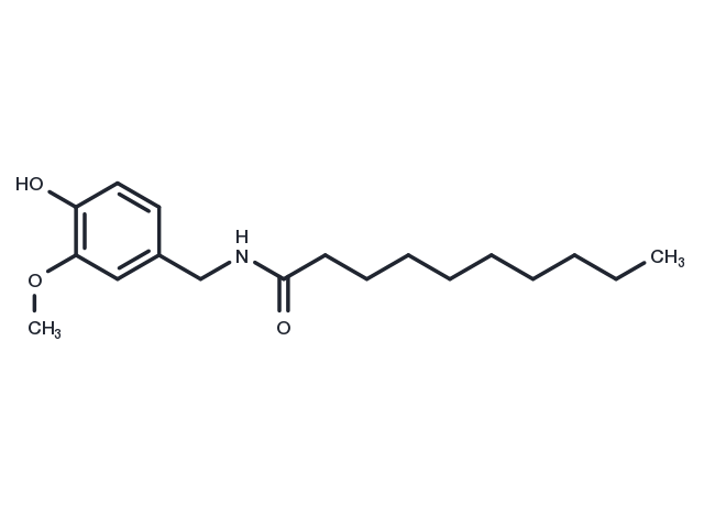 TargetMol Chemical Structure N-Vanillyldecanamide