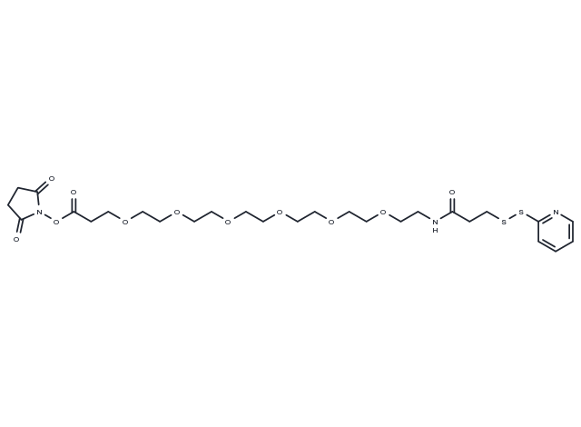 TargetMol Chemical Structure SPDP-PEG6-NHS ester