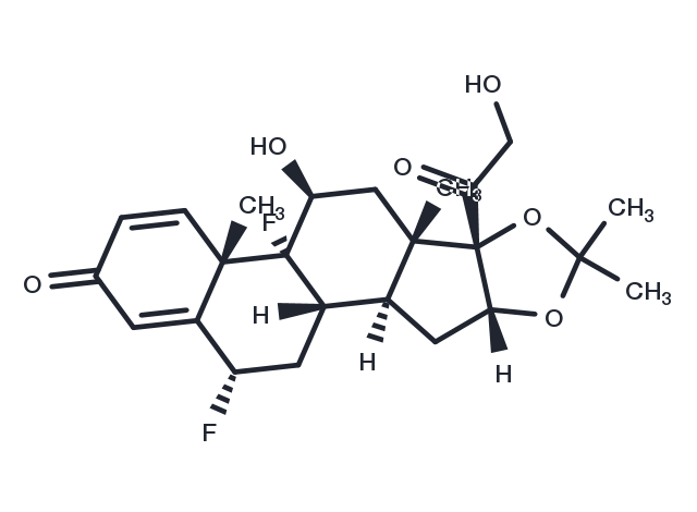 TargetMol Chemical Structure Fluocinolone (Acetonide)