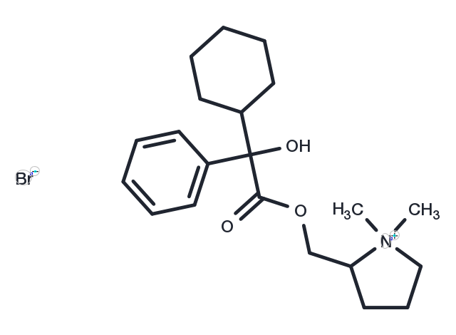Oxypyrronium bromide Chemical Structure