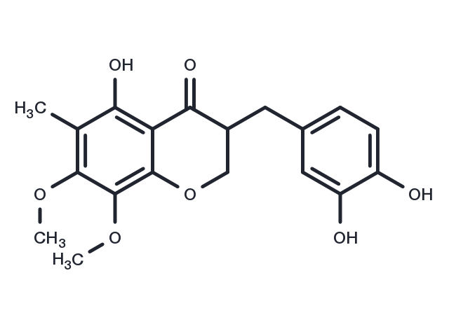 TargetMol Chemical Structure 3-(2,4-Dihydroxybenzyl)-5-hydroxy