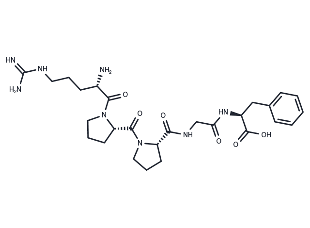 Bradykinin (1-5) Chemical Structure