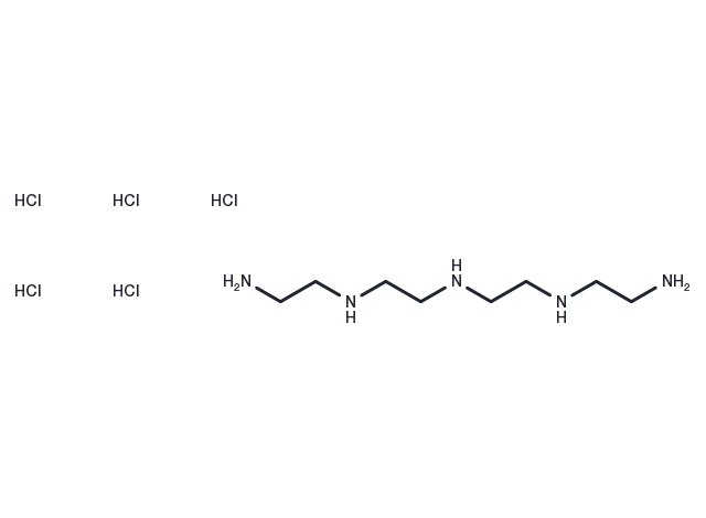 Tetraethylenepentamine Pentahydrochloride Chemical Structure