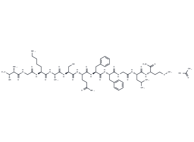 TargetMol Chemical Structure Hemokinin 1 (human) acetate(491851-53-7 free base)