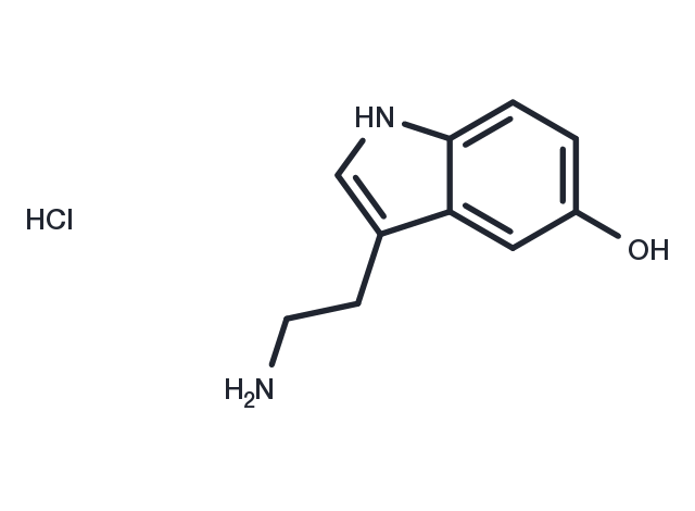 Serotonin hydrochloride Chemical Structure