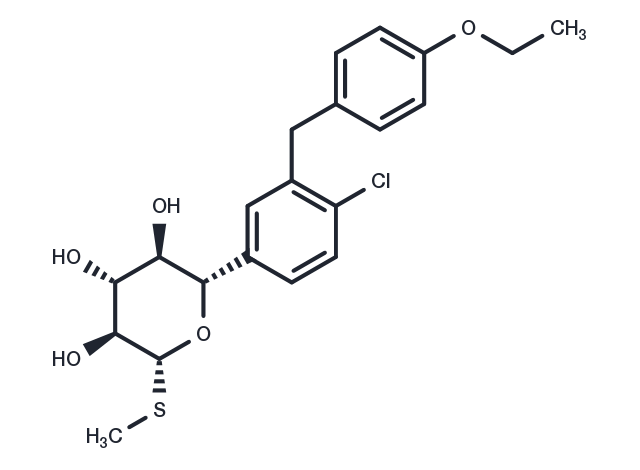 TargetMol Chemical Structure Sotagliflozin