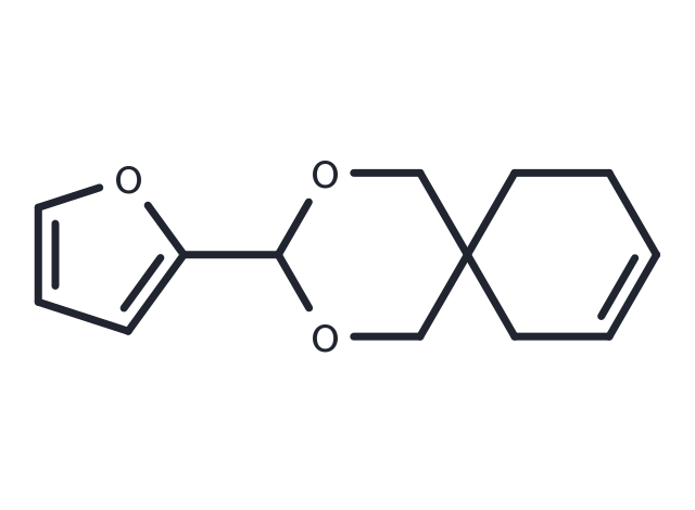 TargetMol Chemical Structure 2,4-Dioxaspiro(5.5)undec-8-ene, 3-(2-furanyl)-