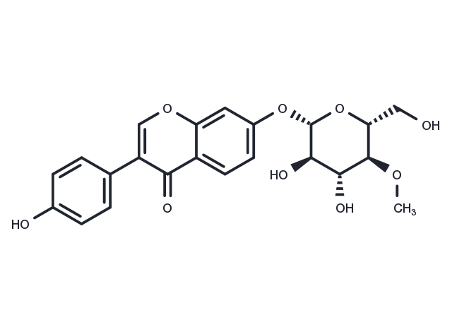 TargetMol Chemical Structure 4''-methyloxy-Daidzin