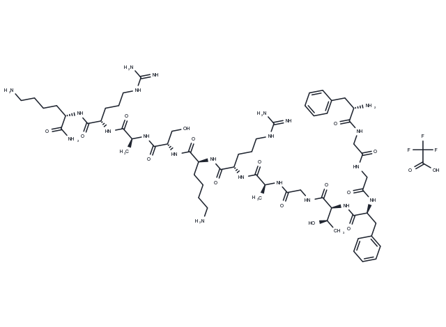 Nociceptin (1-13) amide TFA Chemical Structure