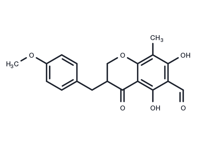 6-Formyl-isoophiopogonanone B Chemical Structure
