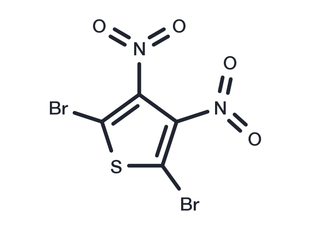 2,5-DIBROMO-3,4-DINITROTHIOPHENE Chemical Structure