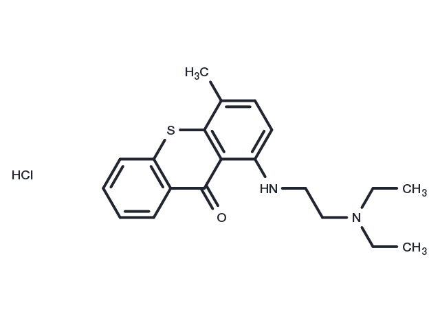 Lucanthone hydrochloride Chemical Structure
