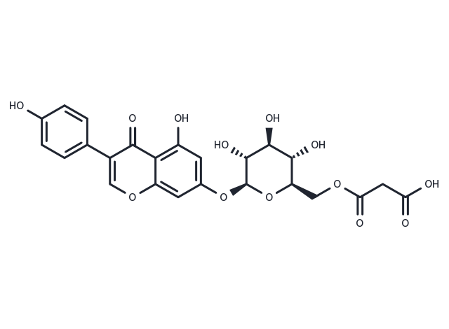 TargetMol Chemical Structure 6''-O-Malonylgenistin