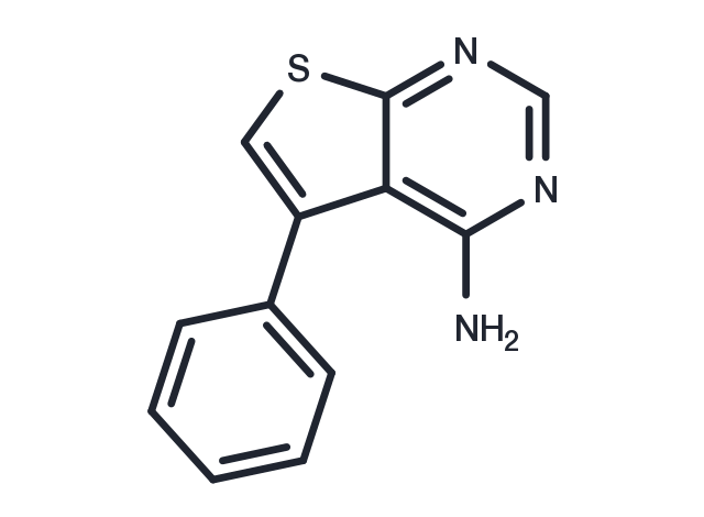TargetMol Chemical Structure 5-phenylthieno[2,3-d]pyrimidin-4-amine