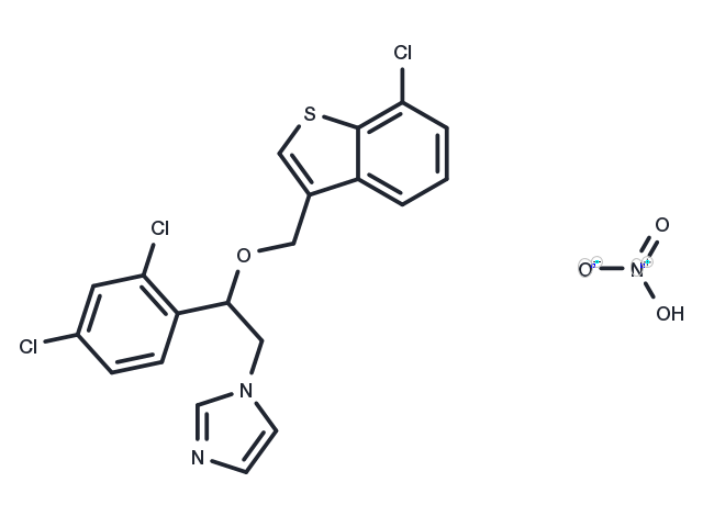 TargetMol Chemical Structure Sertaconazole nitrate