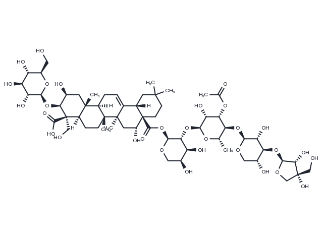 TargetMol Chemical Structure 3''-O-acetyl-platyconic acid A