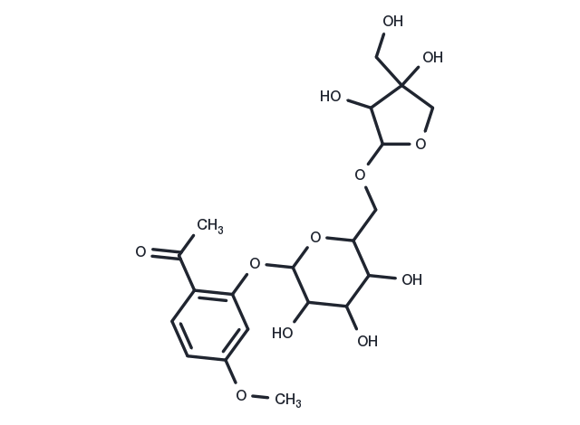TargetMol Chemical Structure Apiopaeonoside
