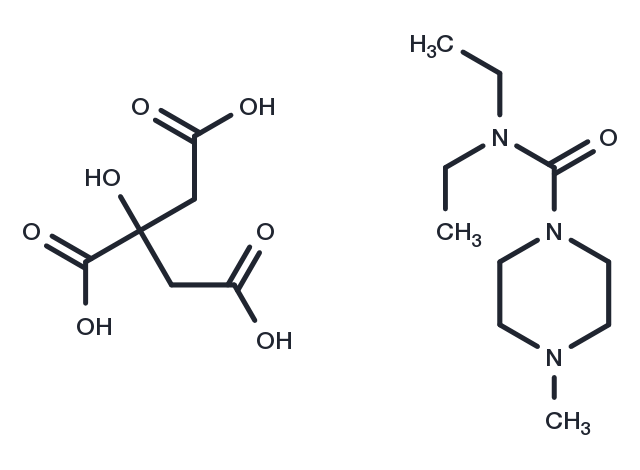 TargetMol Chemical Structure Diethylcarbamazine citrate