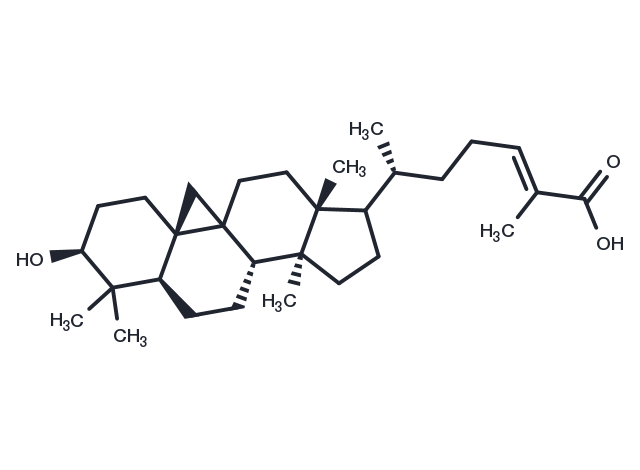 Mangiferolic acid Chemical Structure