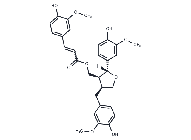 TargetMol Chemical Structure 9-O-Feruloyllariciresinol