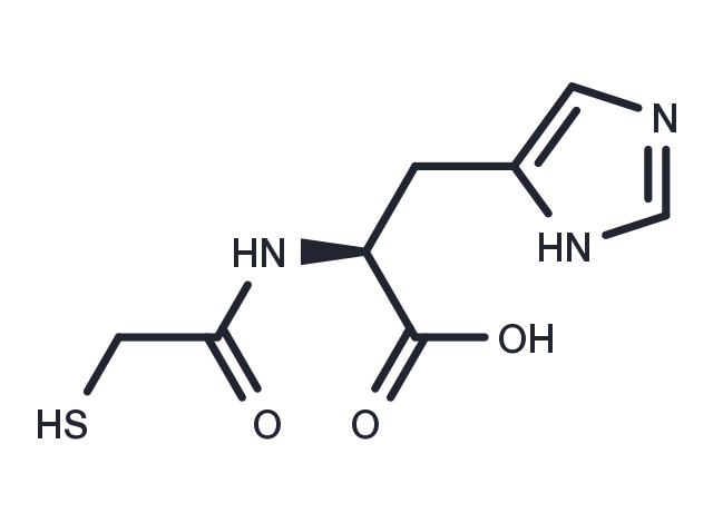 N-Mercaptoacetyl-L-histidine Chemical Structure