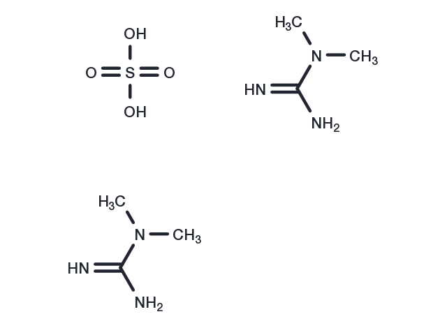1,1-Dimethylguanidine Sulfate(2:1) Chemical Structure