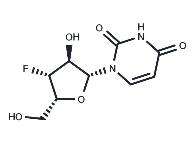 3’-Deoxy-3’-fluoro-xylo-uridine Chemical Structure