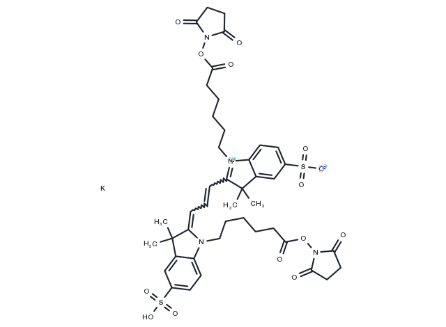 TargetMol Chemical Structure Sulfo-Cy3 diacid, SE