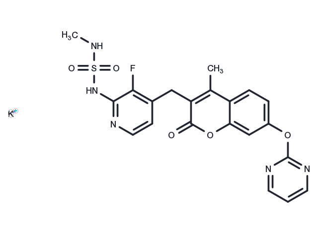 Avutometinib potassium Chemical Structure