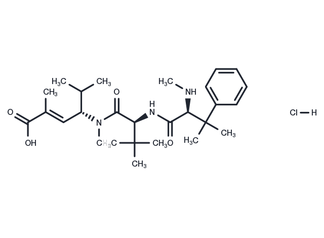 Taltobulin hydrochloride (228266-40-8 free base) Chemical Structure