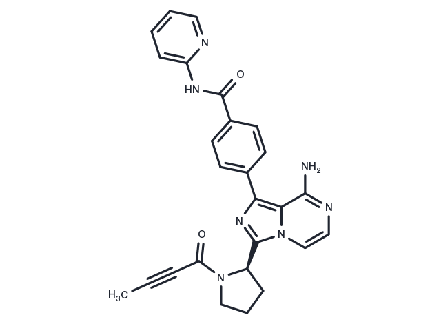 TargetMol Chemical Structure Acalabrutinib enantiomer
