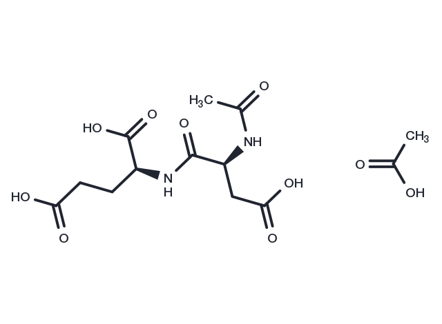 Spaglumic acid acetate Chemical Structure