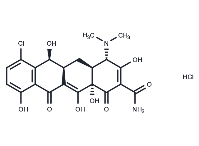 TargetMol Chemical Structure Demeclocycline hydrochloride