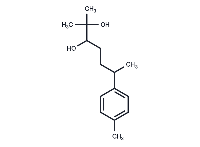 2-Methyl-6-(p-tolyl)heptane-2,3-diol Chemical Structure