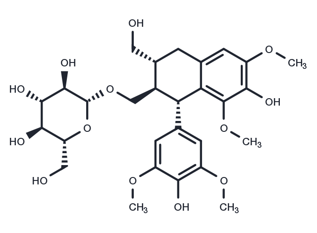 TargetMol Chemical Structure (+)-Lyoniresinol 9'-O-glucoside