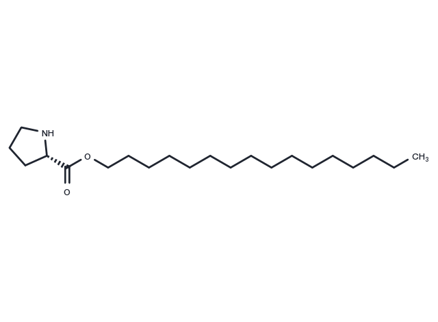 Proline cetyl ester Chemical Structure