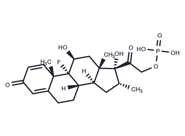 Dexamethasone phosphate Chemical Structure