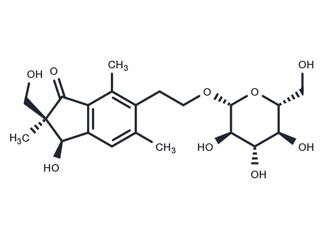 Pterosin L 2'-O-glucoside Chemical Structure