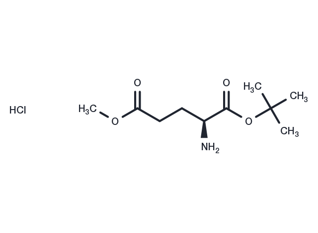 (S)-1-tert-Butyl 5-methyl 2-aminopentanedioate hydrochloride Chemical Structure