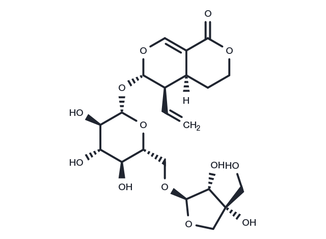 TargetMol Chemical Structure 6'-O-β-Apiofuranosylsweroside