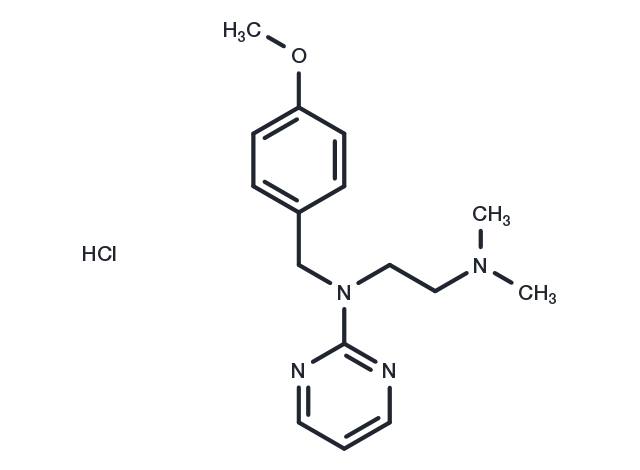 TargetMol Chemical Structure Thonzylamine hydrochloride